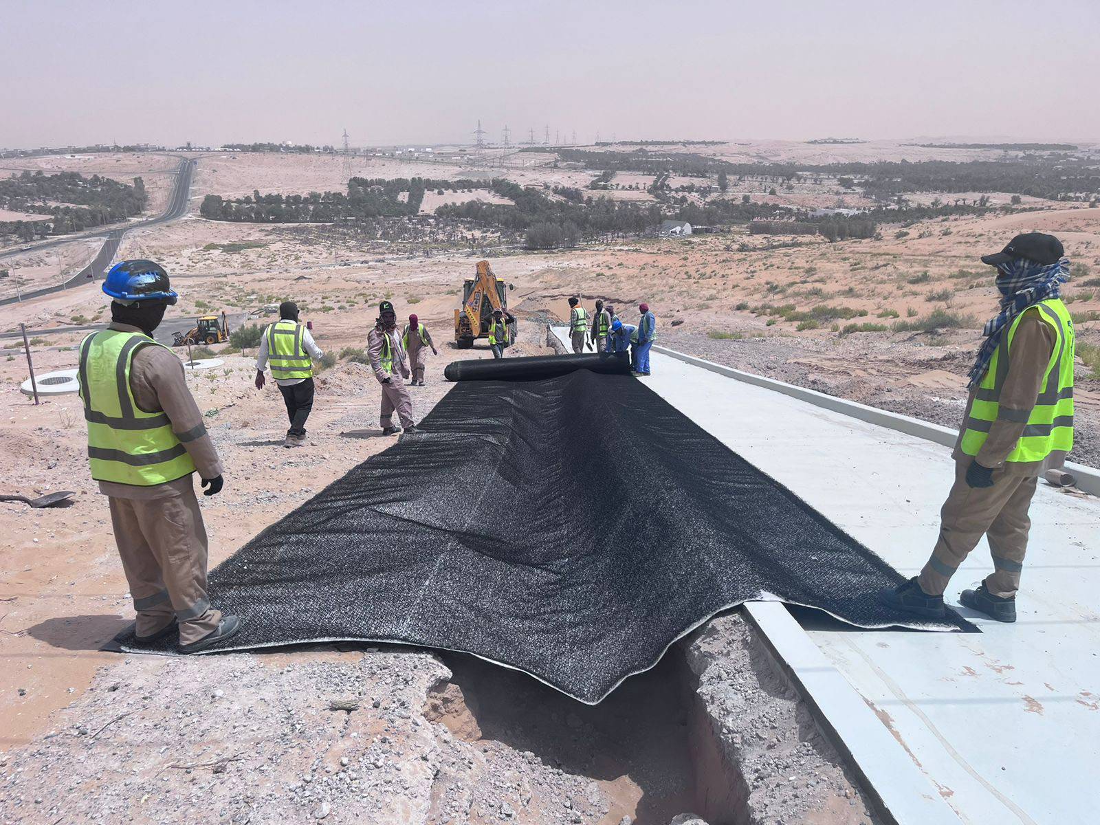 Geomat Drainage & Barrier Composite System